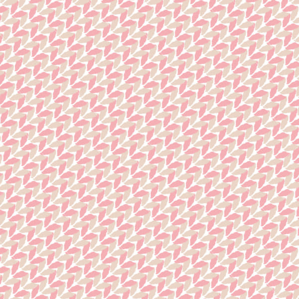 ピンク色の毛糸で編んだようなラッピング素材